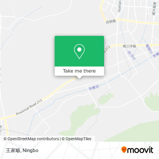 王家畈 map