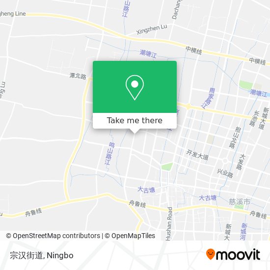 宗汉街道 map