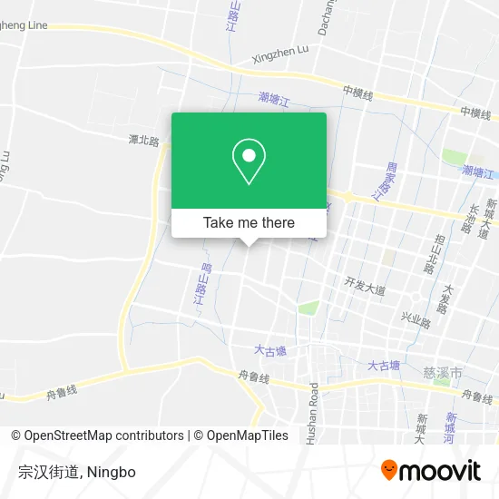 宗汉街道 map