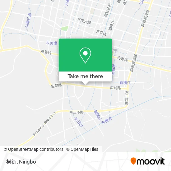 横街 map