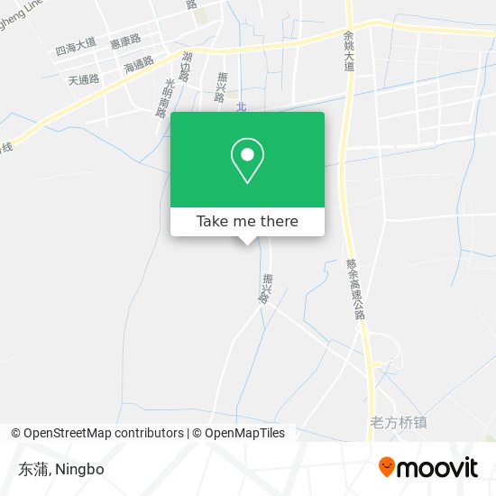 东蒲 map