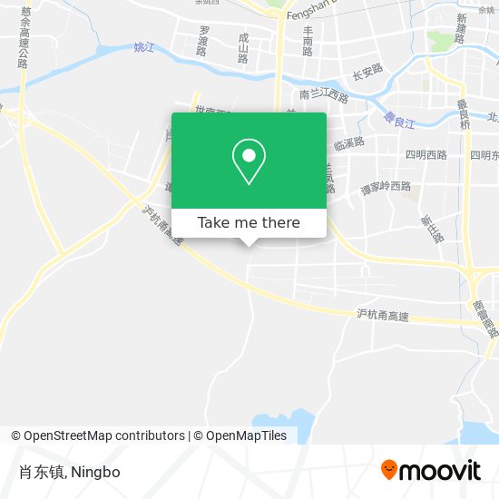 肖东镇 map