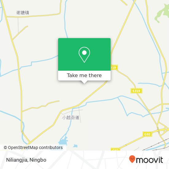 Niliangjia map