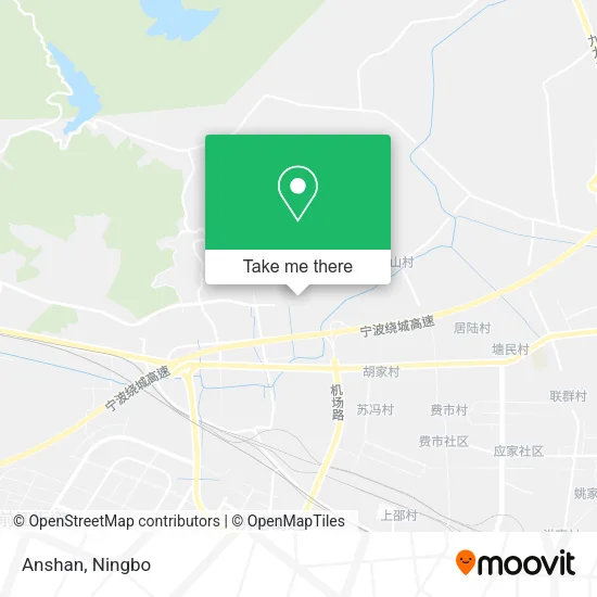 Anshan map