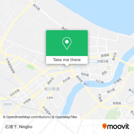 石塘下 map