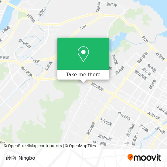 岭南 map