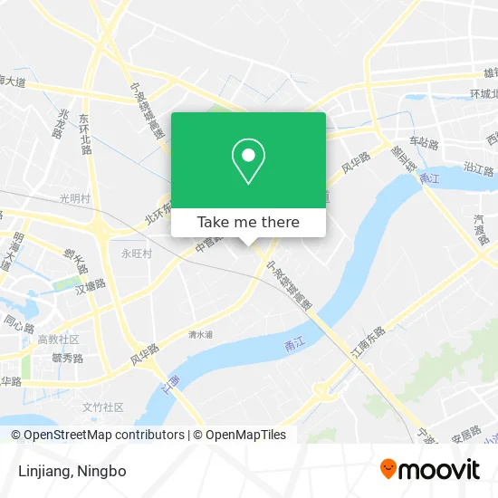 Linjiang map
