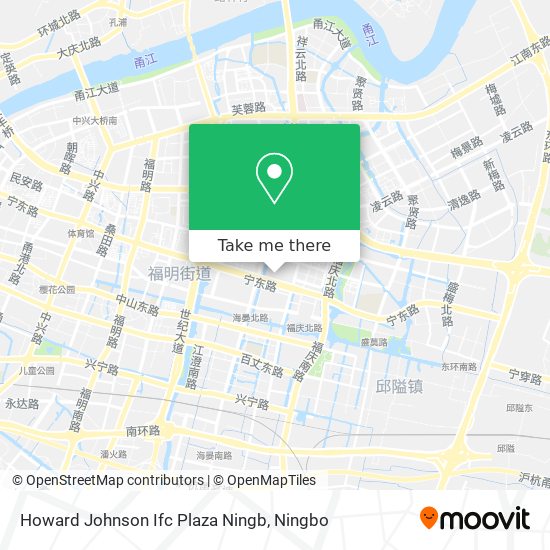 Howard Johnson Ifc Plaza Ningb map