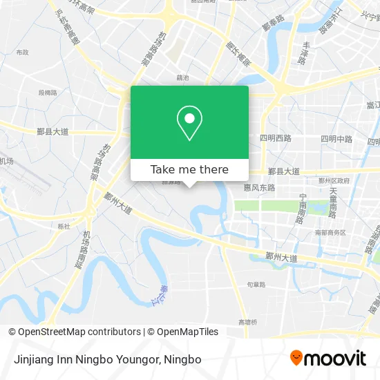 Jinjiang Inn Ningbo Youngor map