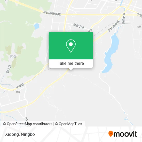 Xidong map