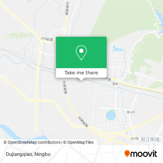 Dujiangqiao map