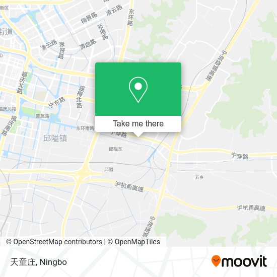 天童庄 map
