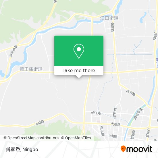 傅家岙 map