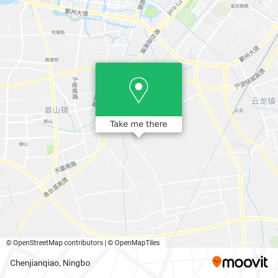 Chenjianqiao map