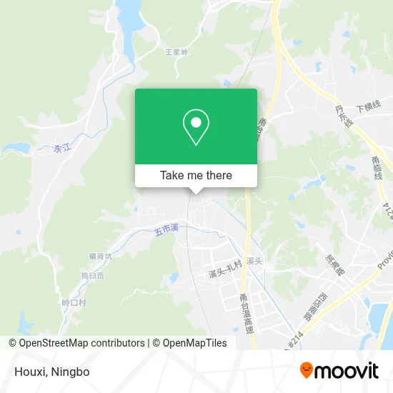 Houxi map