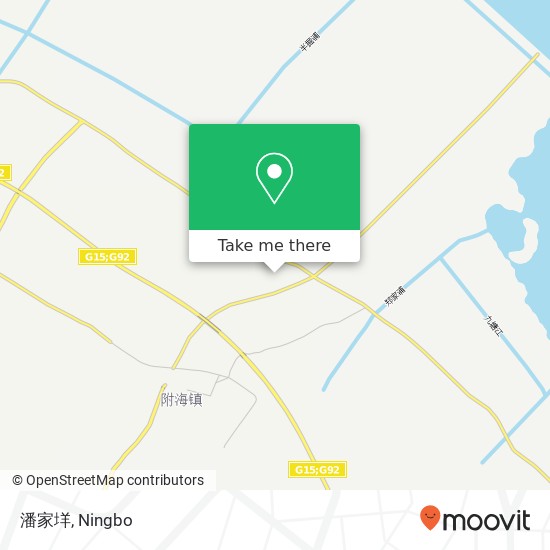 潘家垟 map