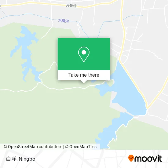 白洋 map