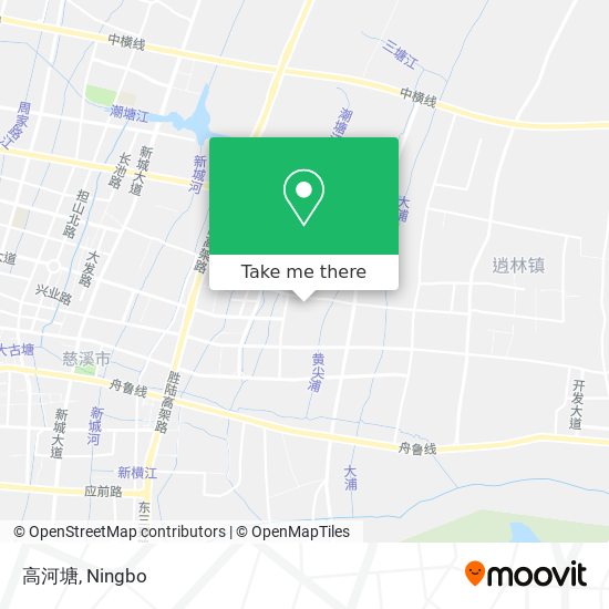 高河塘 map