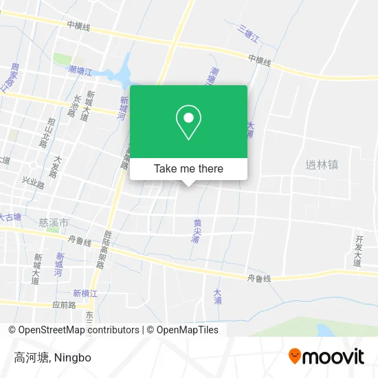 高河塘 map