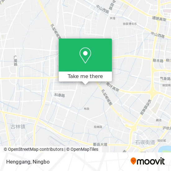 Henggang map