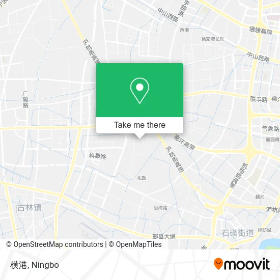 横港 map