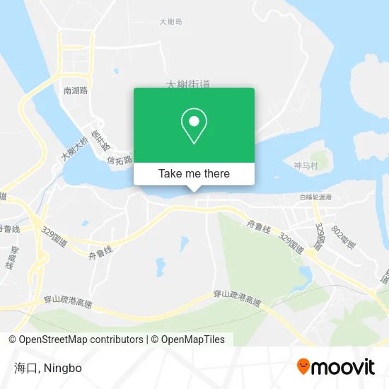 海口 map