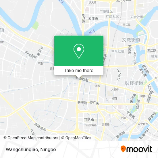Wangchunqiao map