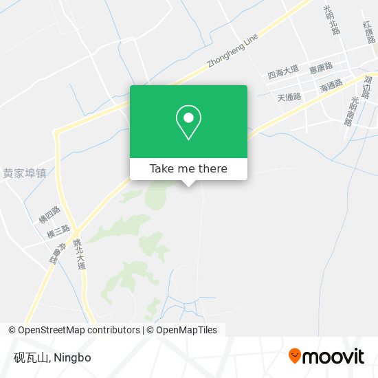 砚瓦山 map