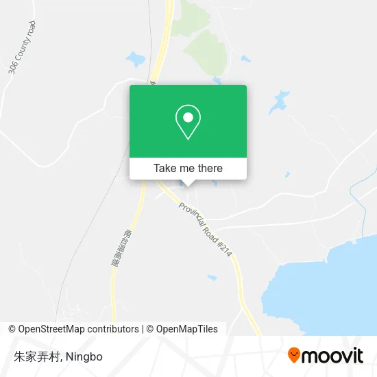 朱家弄村 map