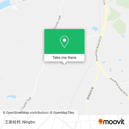 王家岭村 map