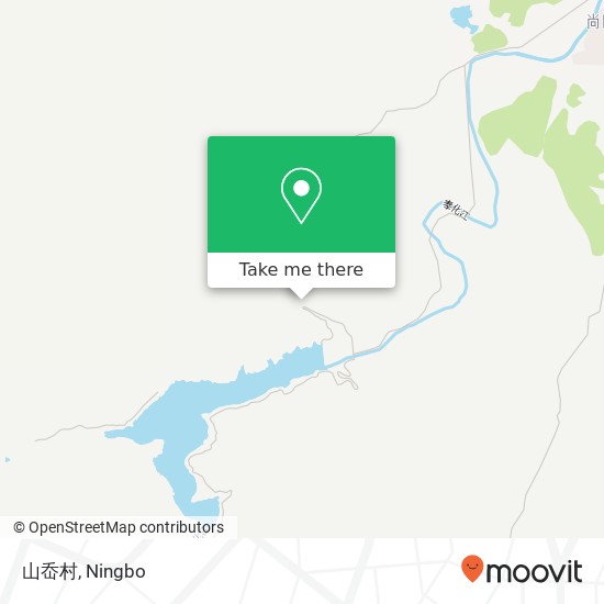 山岙村 map