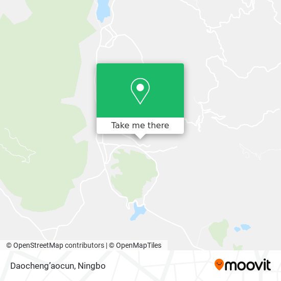 Daocheng’aocun map
