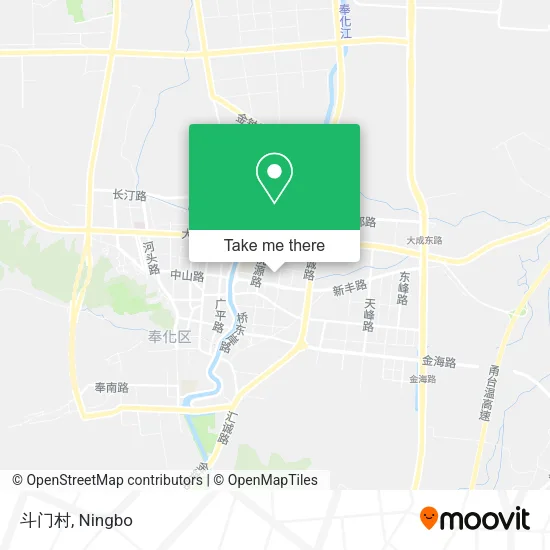 斗门村 map