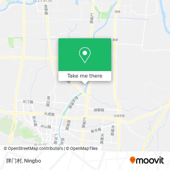 牌门村 map