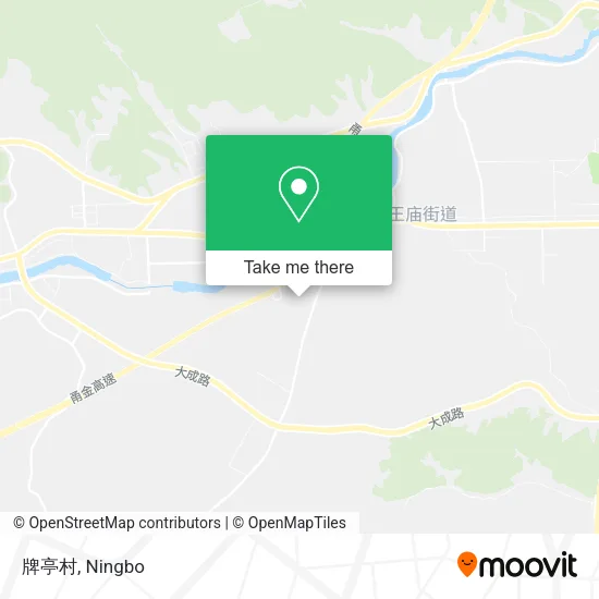牌亭村 map