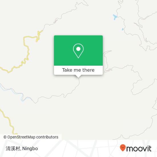 清溪村 map