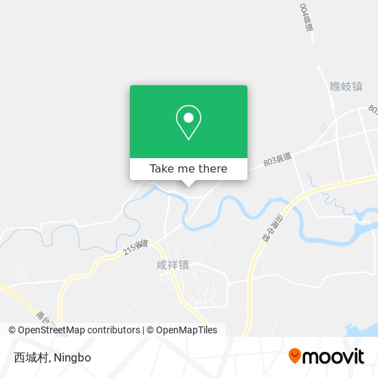 西城村 map