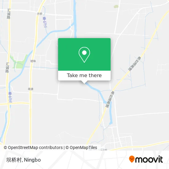 坝桥村 map