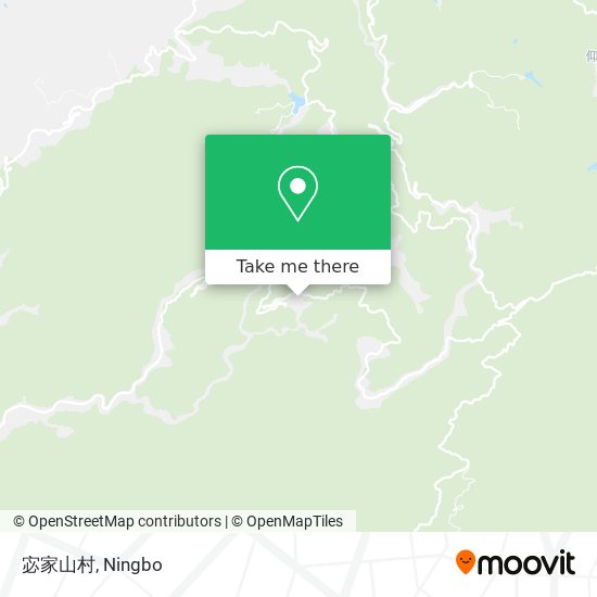 宓家山村 map