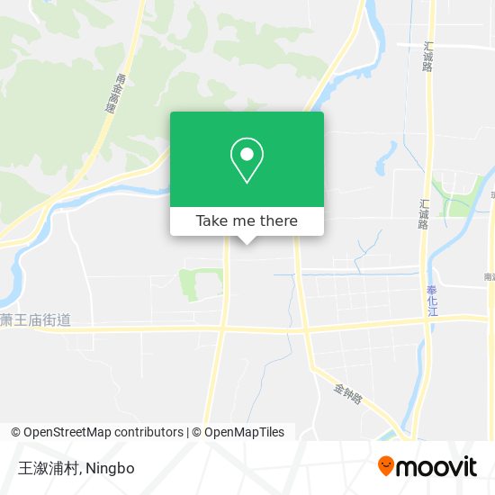 王溆浦村 map