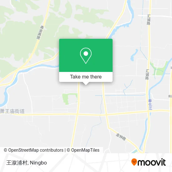 王溆浦村 map