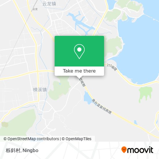 栎斜村 map