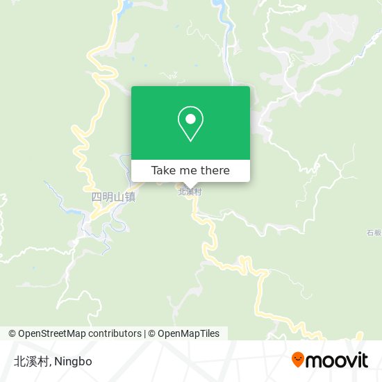 北溪村 map