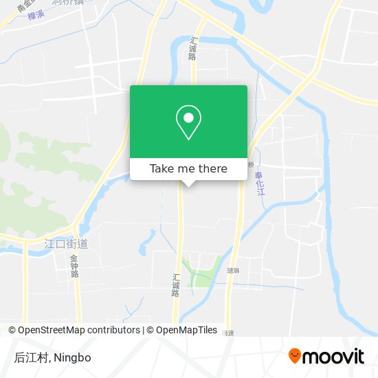 后江村 map