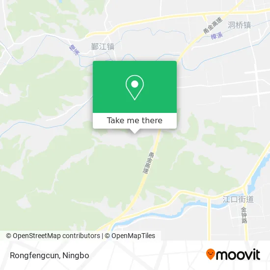 Rongfengcun map