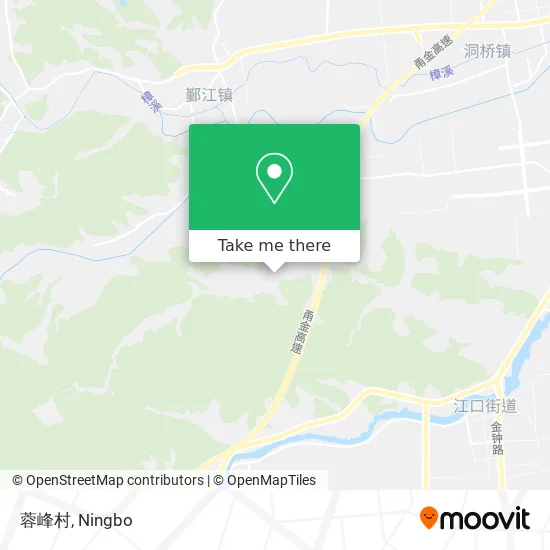 蓉峰村 map