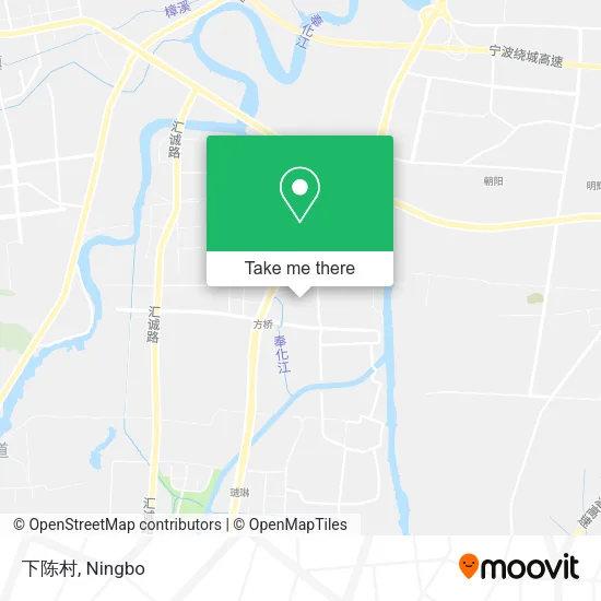 下陈村 map