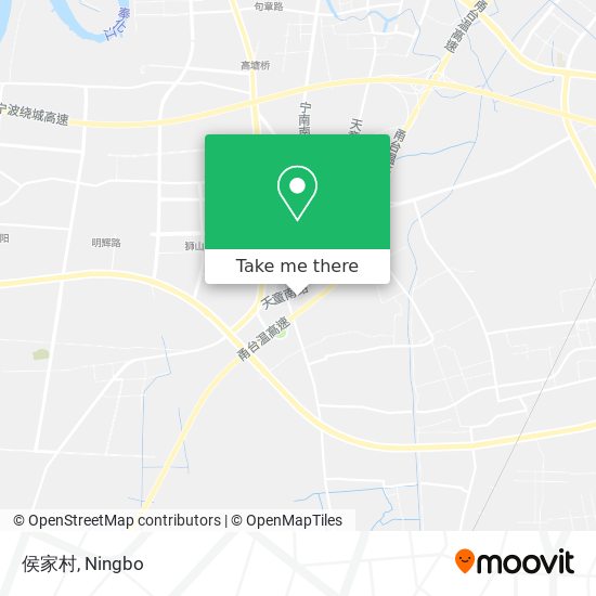 侯家村 map