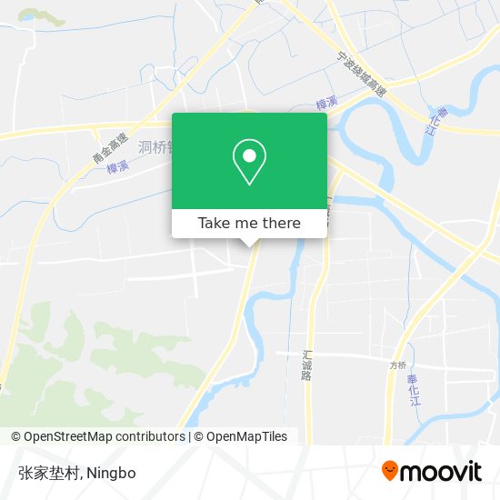 张家垫村 map