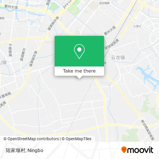 陆家堰村 map
